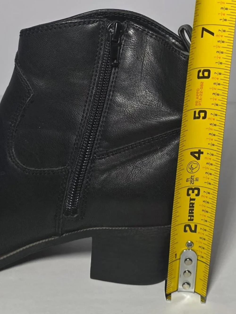 Style & Co Womens Black Zippered Ankle Boots Size 5.5M